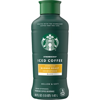 Starbucks Coffee Iced Coffee, Blonde Roast, Plastic Bottle