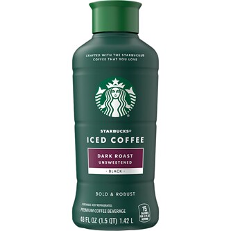 Starbucks Coffee Iced Coffee, Dark Roast, Plastic Bottle