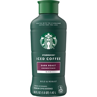 Starbucks Coffee Iced Coffee, Dark Roast, Plastic Bottle