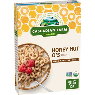 Cascadian Farm Organic Honey Nut O's Cereal