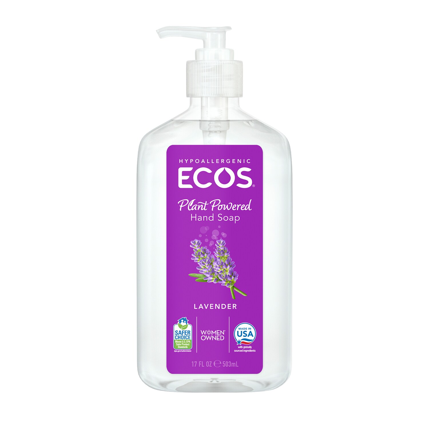 ECOS Hypoallergenic Hand Soap, Lavender