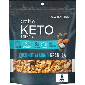 Ratio Keto Friendly Granola, Coconut Almond