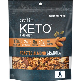 Ratio Keto Friendly Granola, Toasted Almond