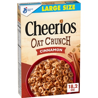 General Mills Cheerios Oat Crunch Cereal, Cinnamon