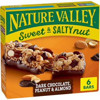 Nature Valley Sweet & Salty Granola Bars, Dark Chocolate, Peanut & Almond