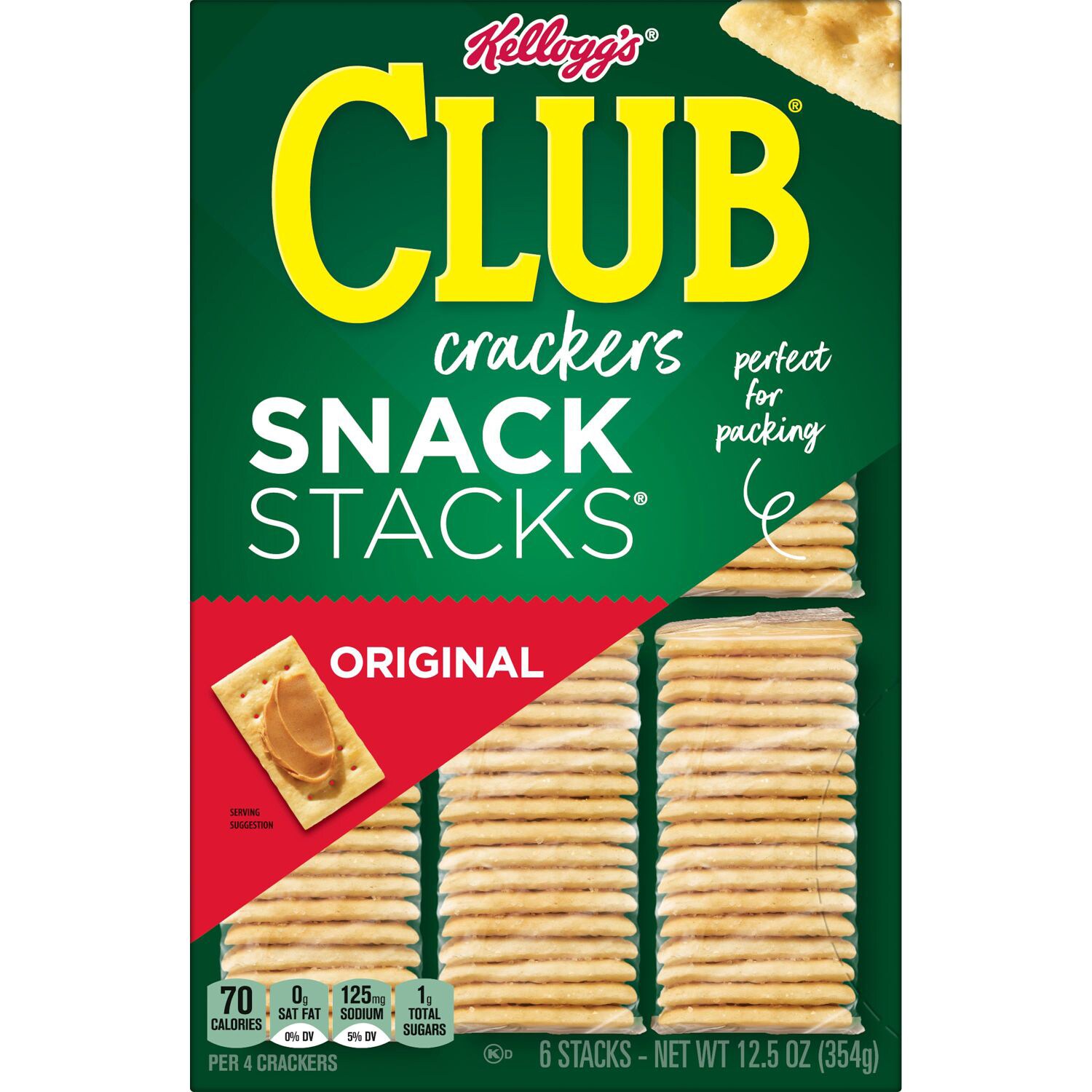 Kellogg's Club Crackers Snack Stacks, Original