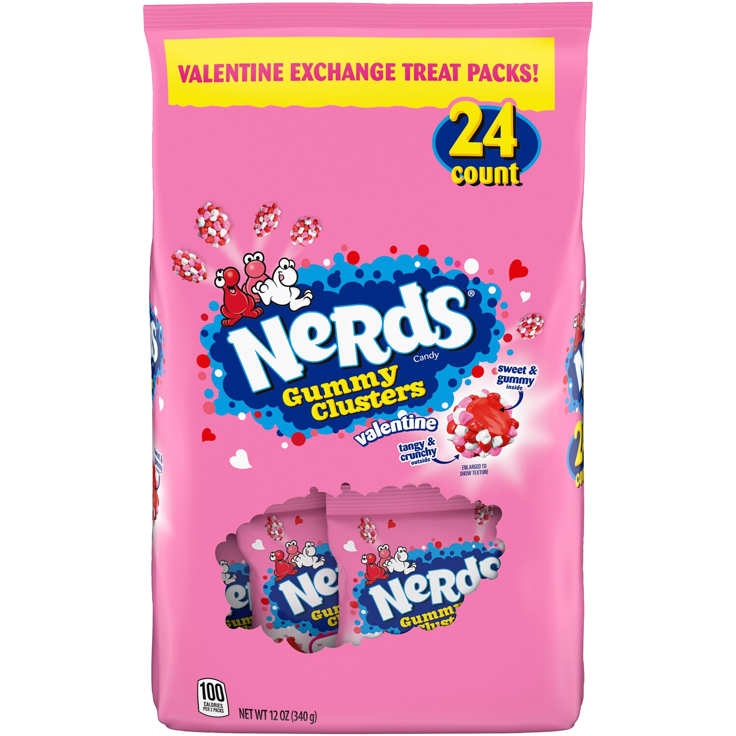 Nerds Valentine Gummy Clusters Candy