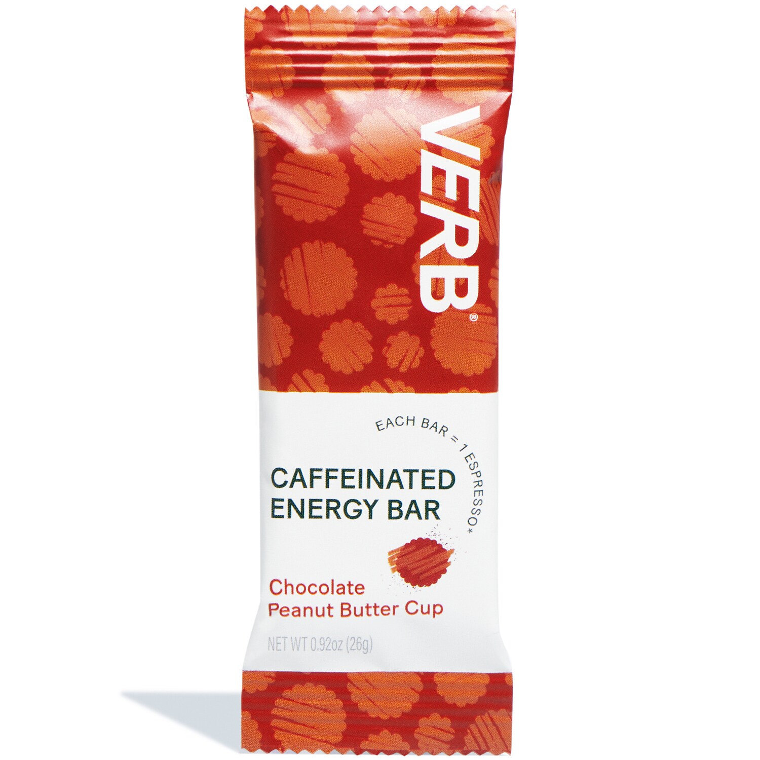 VERB Caffeinated Energy Bar, Chocolate Peanut Butter Cup