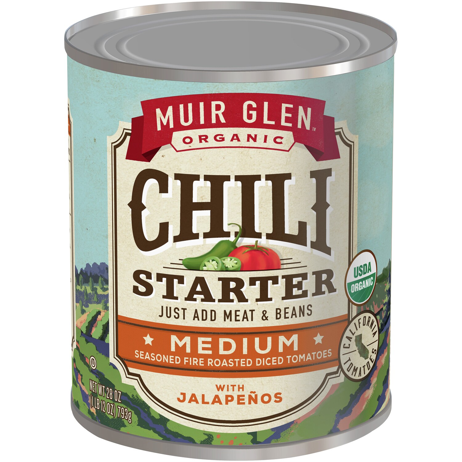 Muir Glen Organic Chili Starter with Jalapeños, Medium