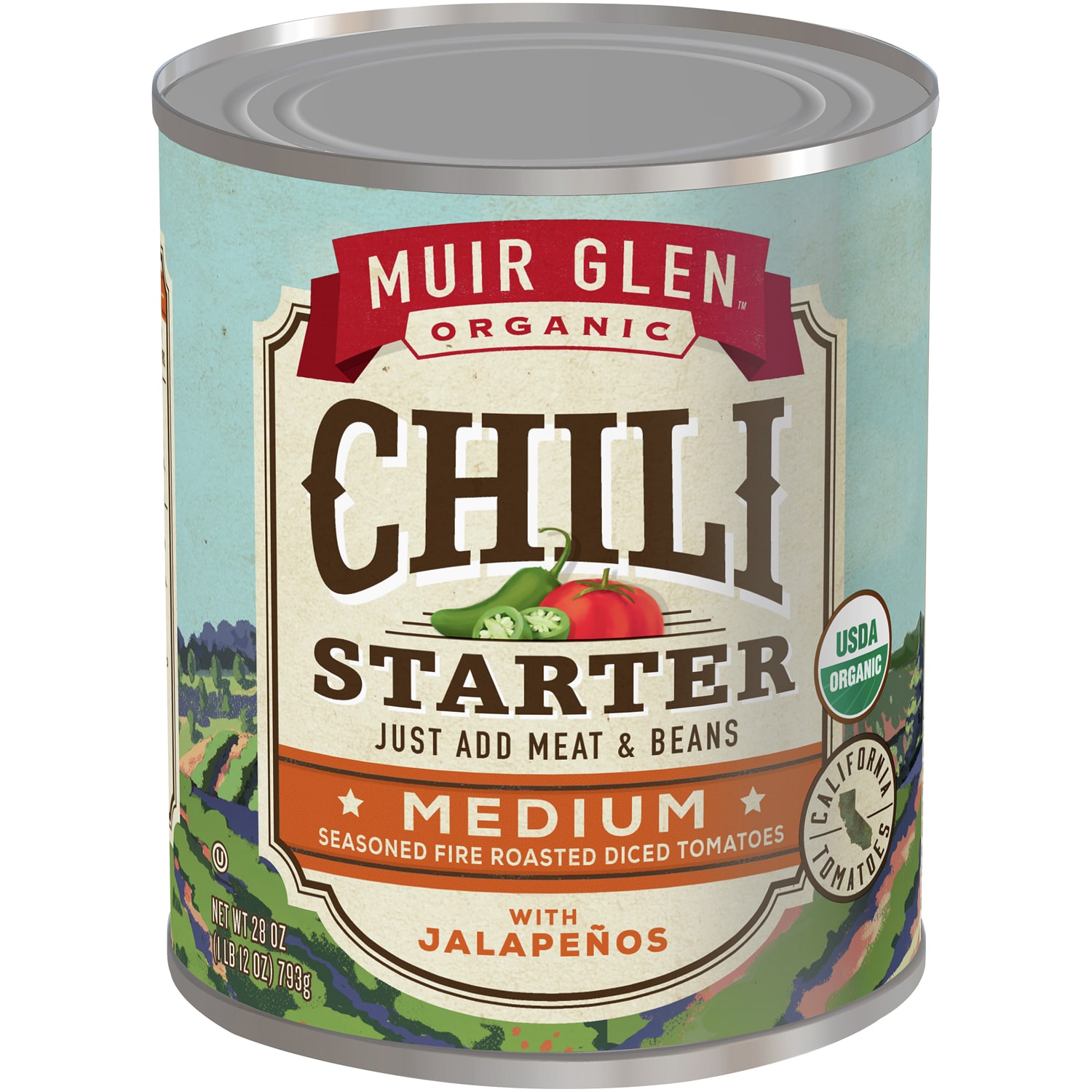 Muir Glen Organic Chili Starter with Jalapeños, Medium