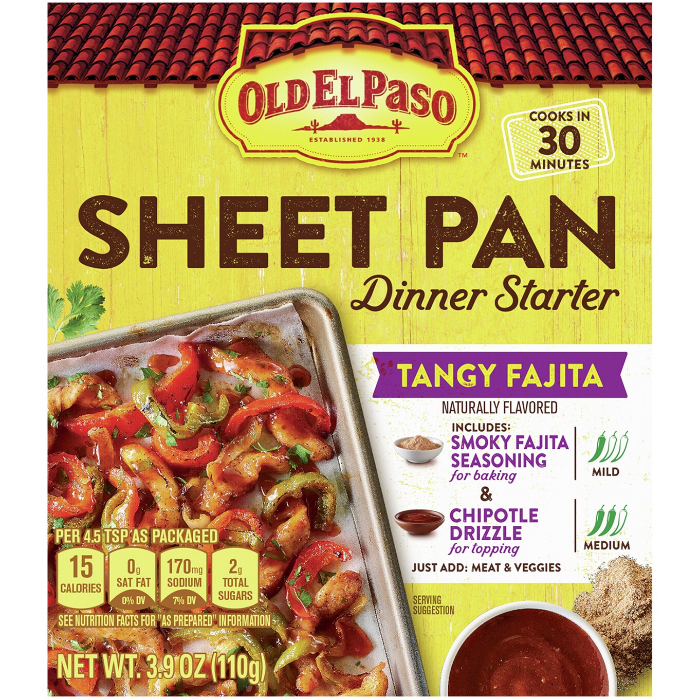 Old El Paso Sheet Pan Dinner Starter, Tangy Fajita