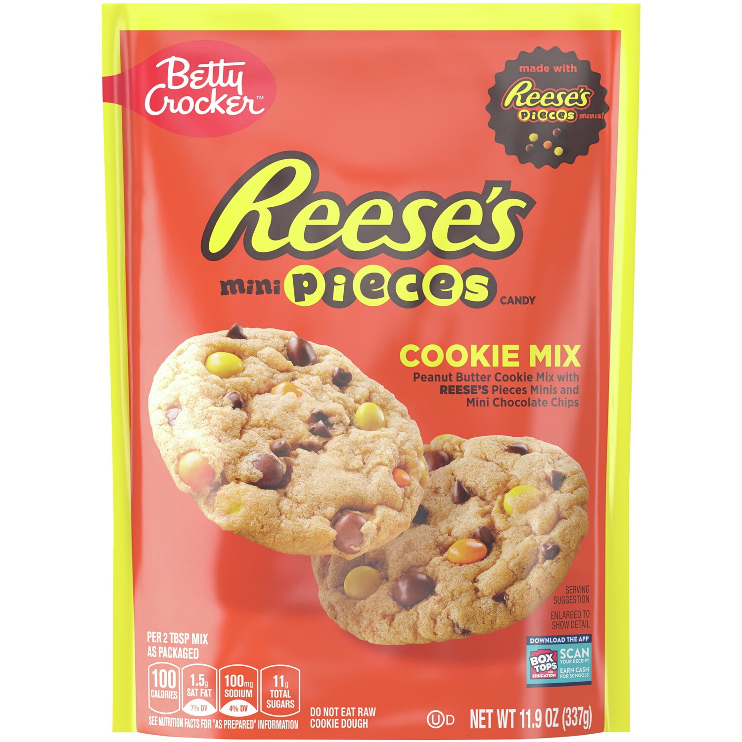 Betty Crocker Cookie Mix, Peanut Butter with Reese's Mini Pieces