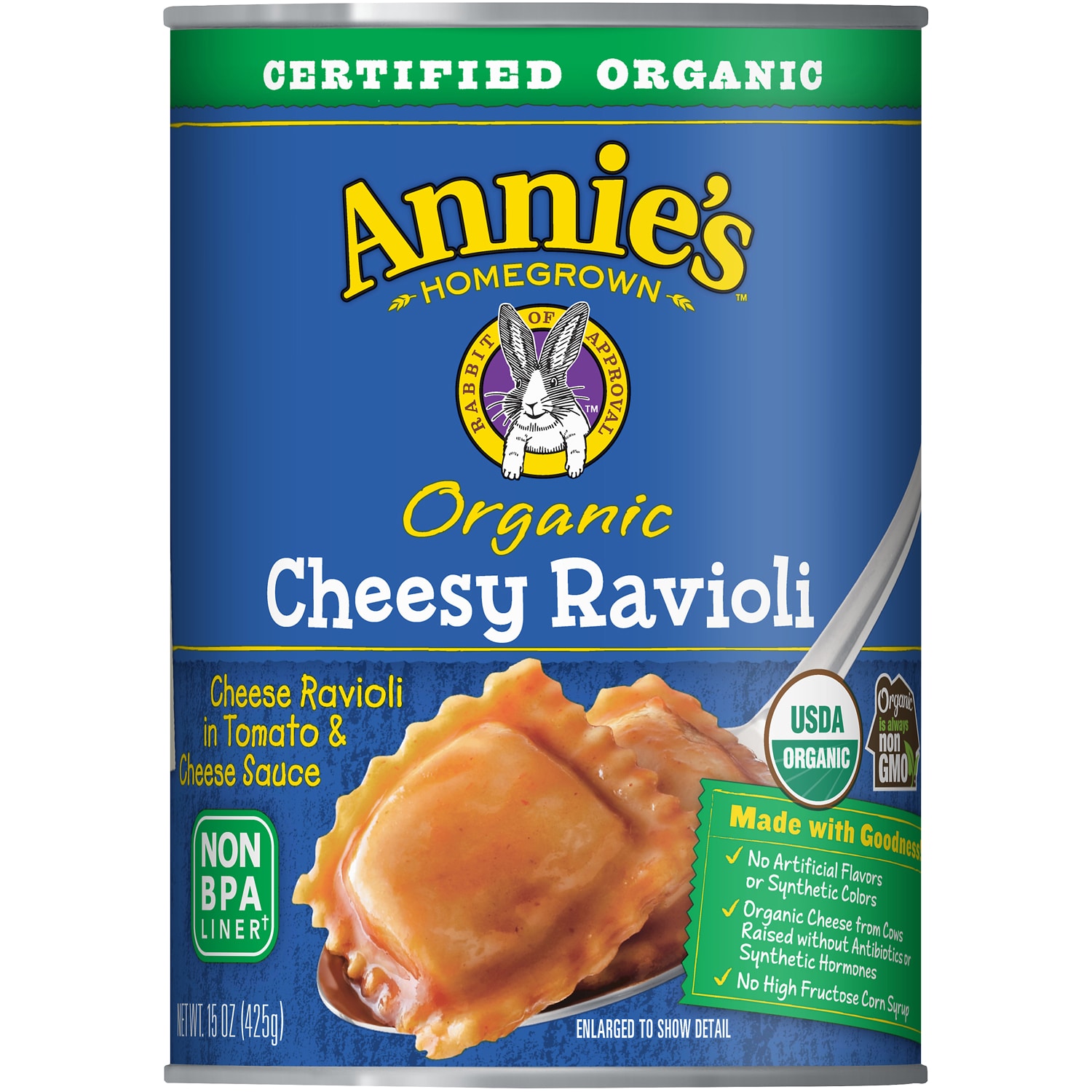 Annie's Organic Cheesy Ravioli in Tomato & Cheese Sauce