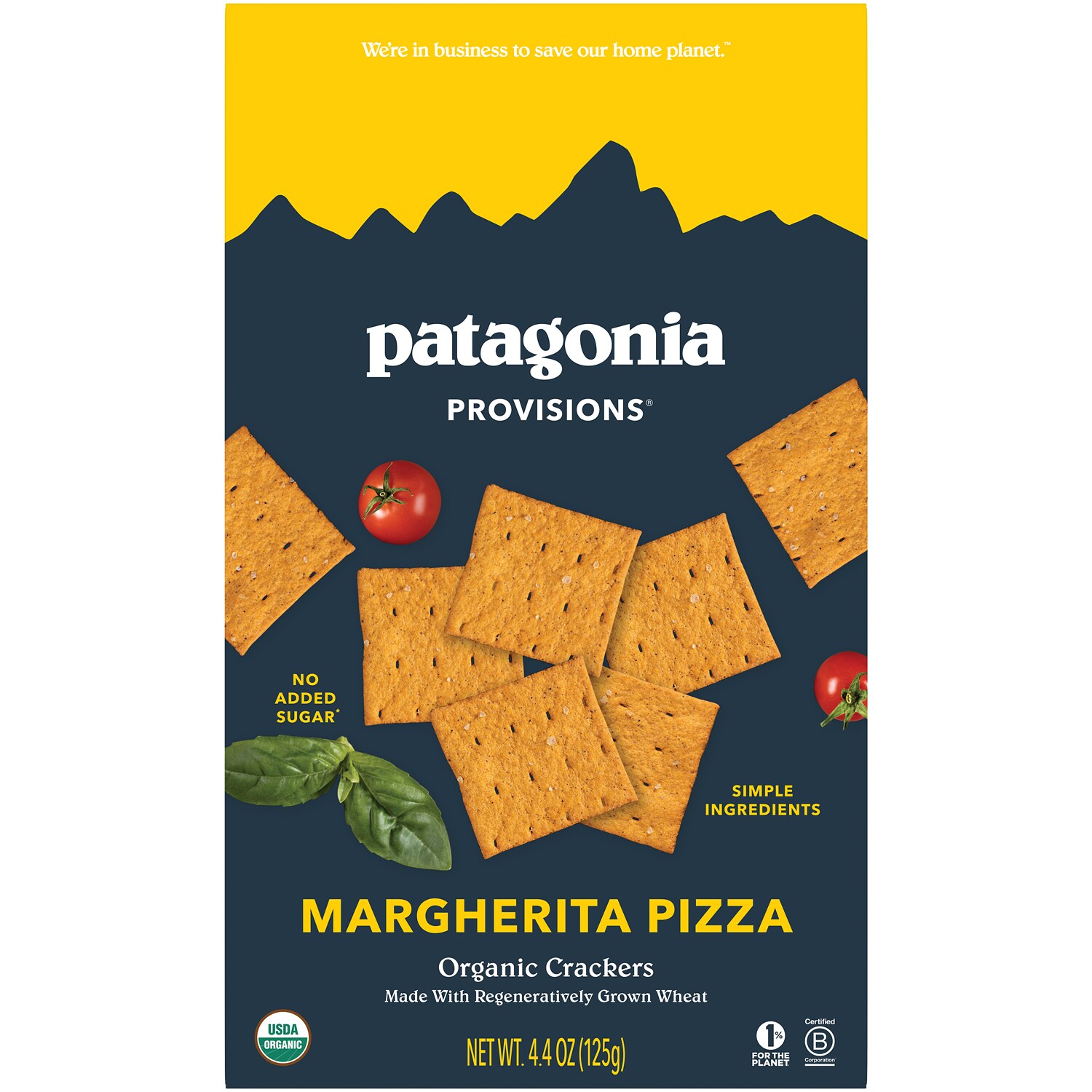 Patagonia Provisions Organic Crackers, Margherita Pizza