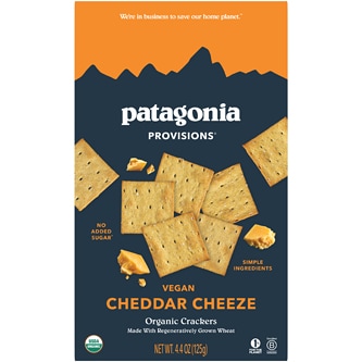 Patagonia Provisions Organic Crackers, Vegan Cheddar Cheeze