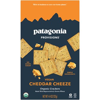 Patagonia Provisions Organic Crackers, Vegan Cheddar Cheeze
