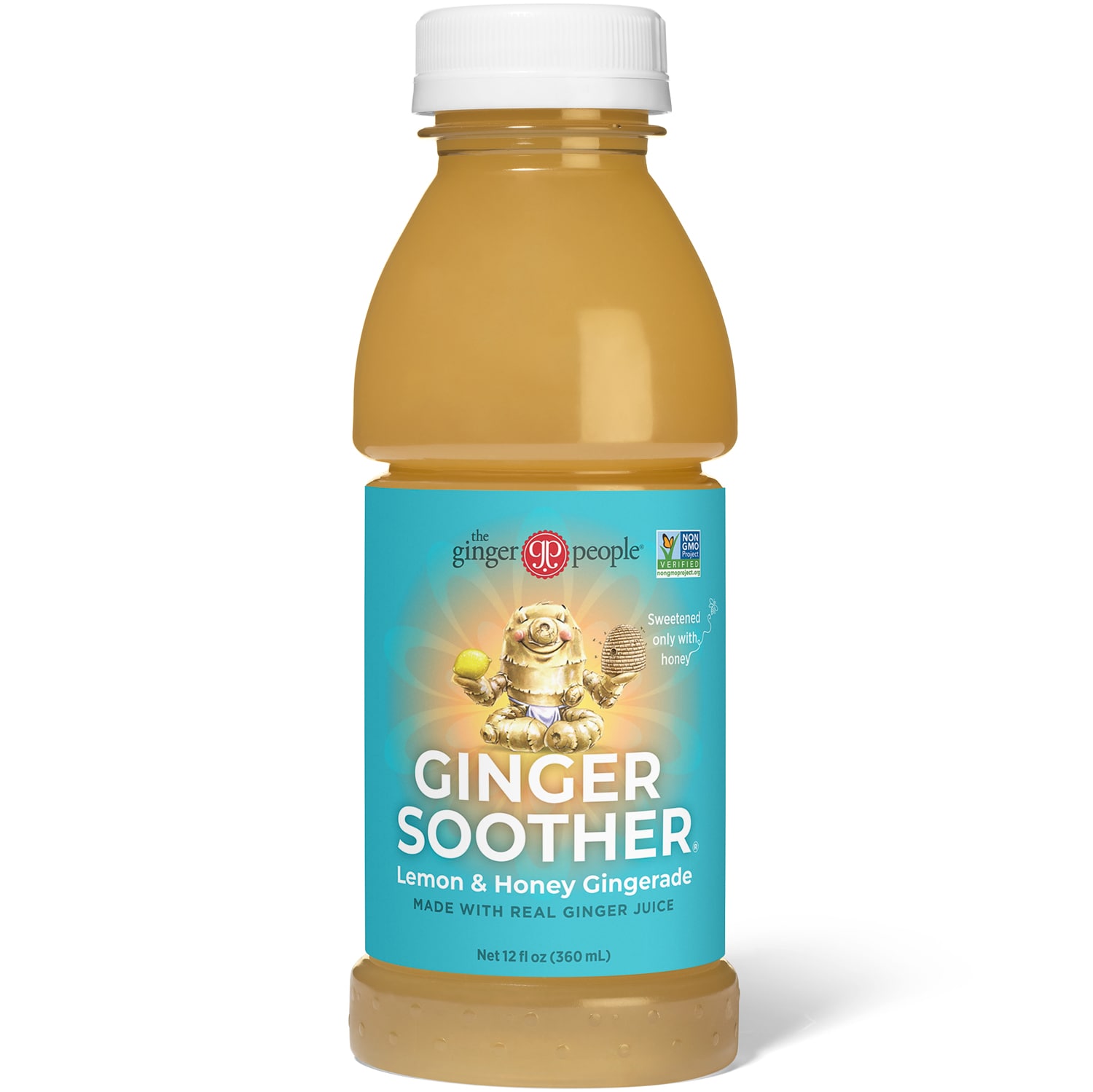 The Ginger People Ginger Soother Gingerade, Lemon & Honey, Plastic Bottle