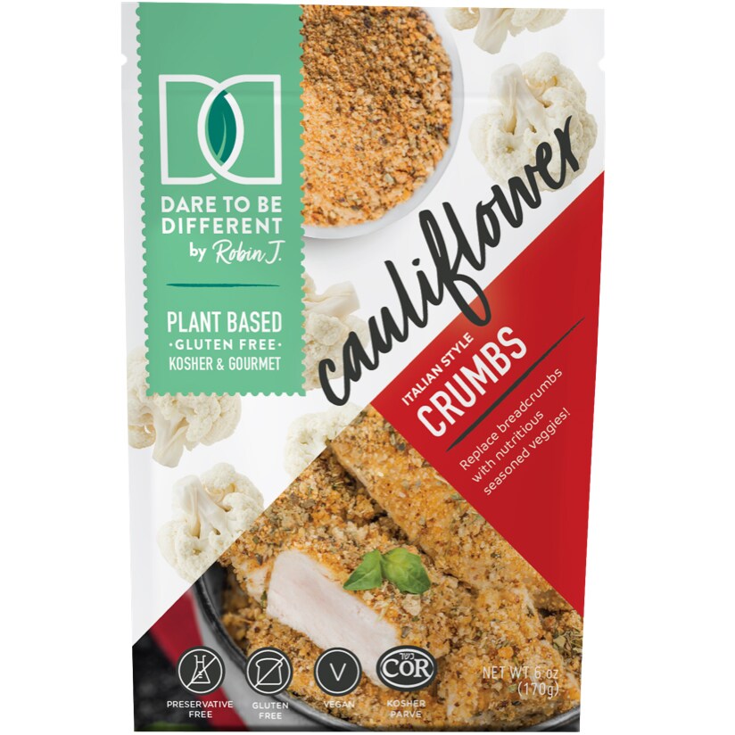 Dare to Be Different Cauliflower Crumbs, Italian Style