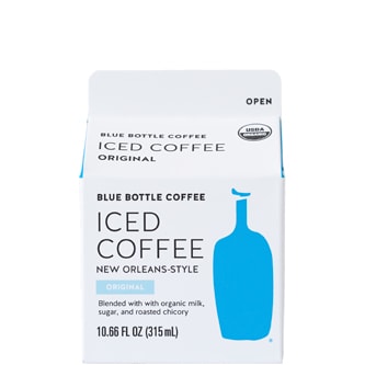 Blue Bottle Coffee Organic New Orleans-Style Iced Coffee, Original, Carton