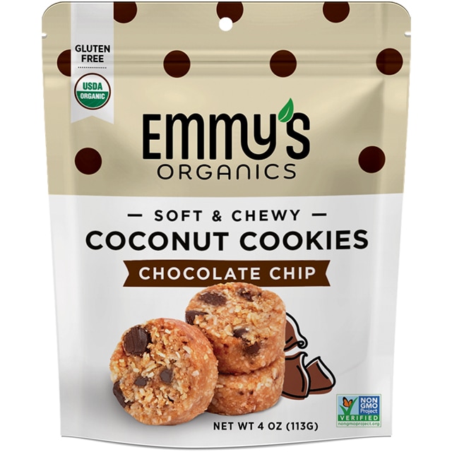 Emmy's Organic Coconut Cookies, Chocolate Chip