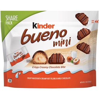 Kinder Bueno Mini Crispy and Creamy Chocolate Bites, Share Pack