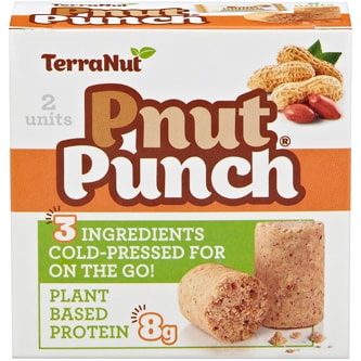 TerraNut Cold Pressed Bar, Peanut