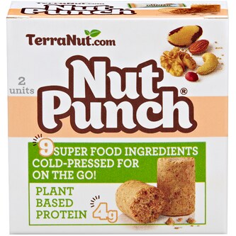 TerraNut Cold Pressed Bar, Mixed Nuts