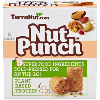 TerraNut Cold Pressed Bar, Mixed Nuts