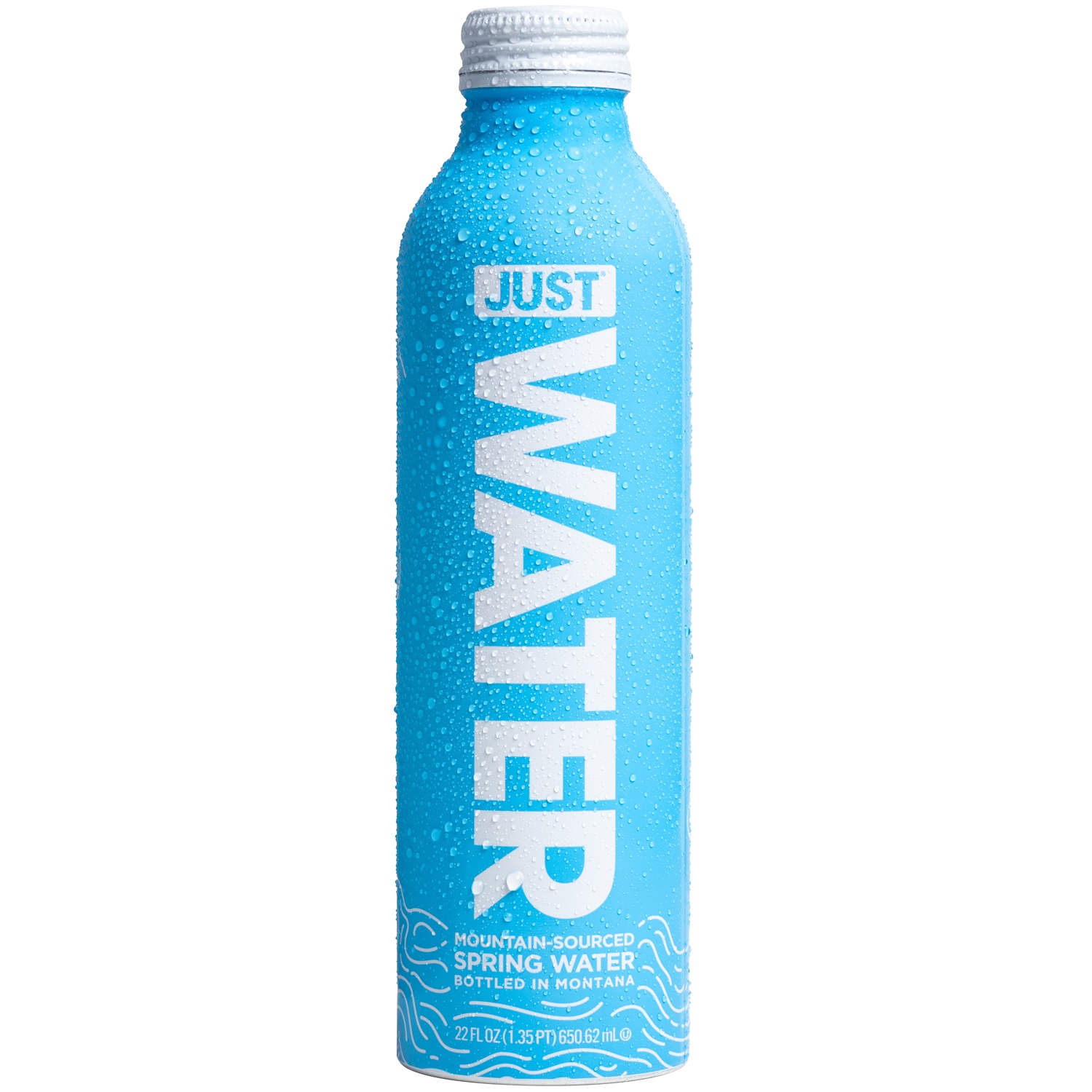 Just Mountain-Sourced Spring Water, Aluminum Bottle