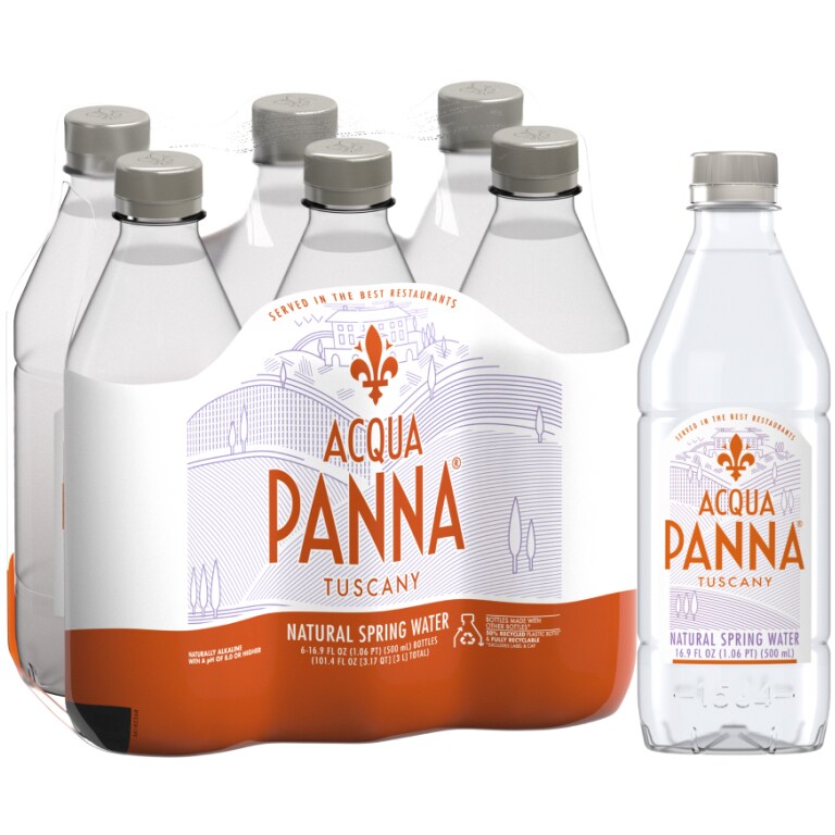 Acqua Panna Natural Spring Water, Plastic Bottles