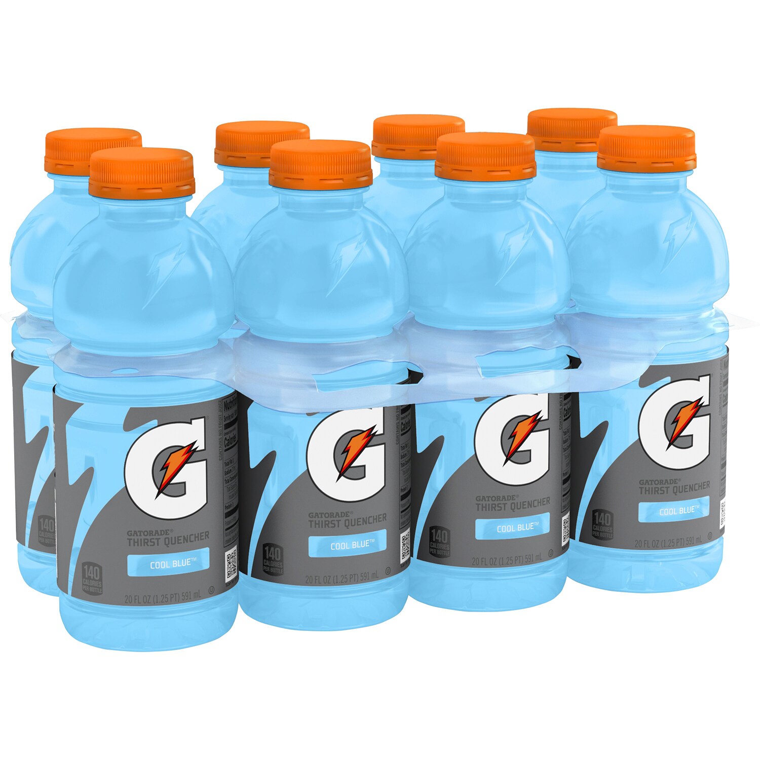 Gatorade Thirst Quencher Sports Drink, Cool Blue, Plastic Bottles