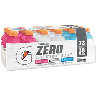 Gatorade Zero Sugar Thirst Quencher Sports Drink, Variety Pack, Plastic Bottles