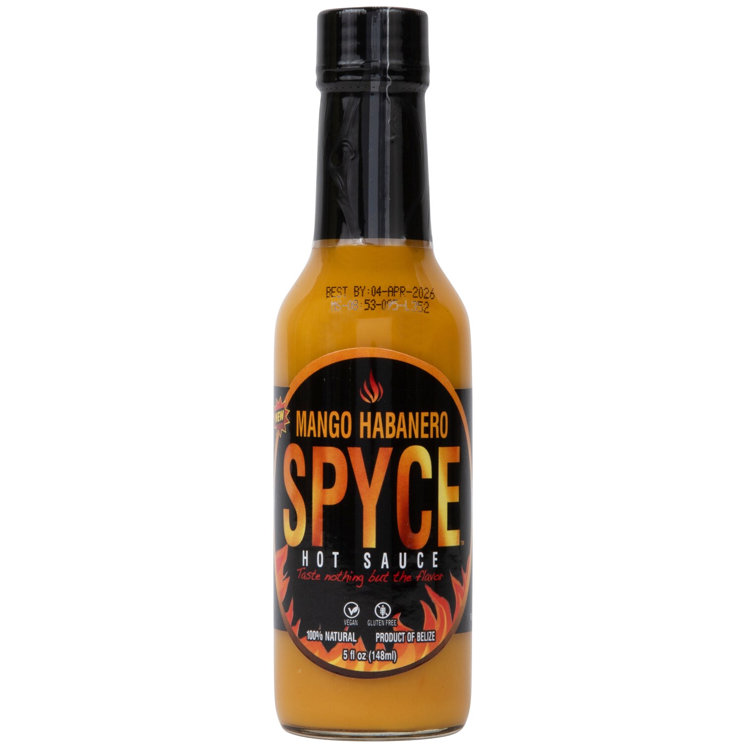 Spyce Hot Sauce, Mango Habanero