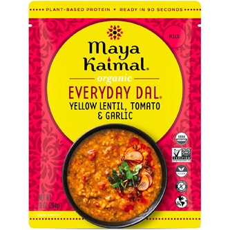 Maya Kaimal Organic Everyday Dal, Yellow Lentils, Tomato & Garlic