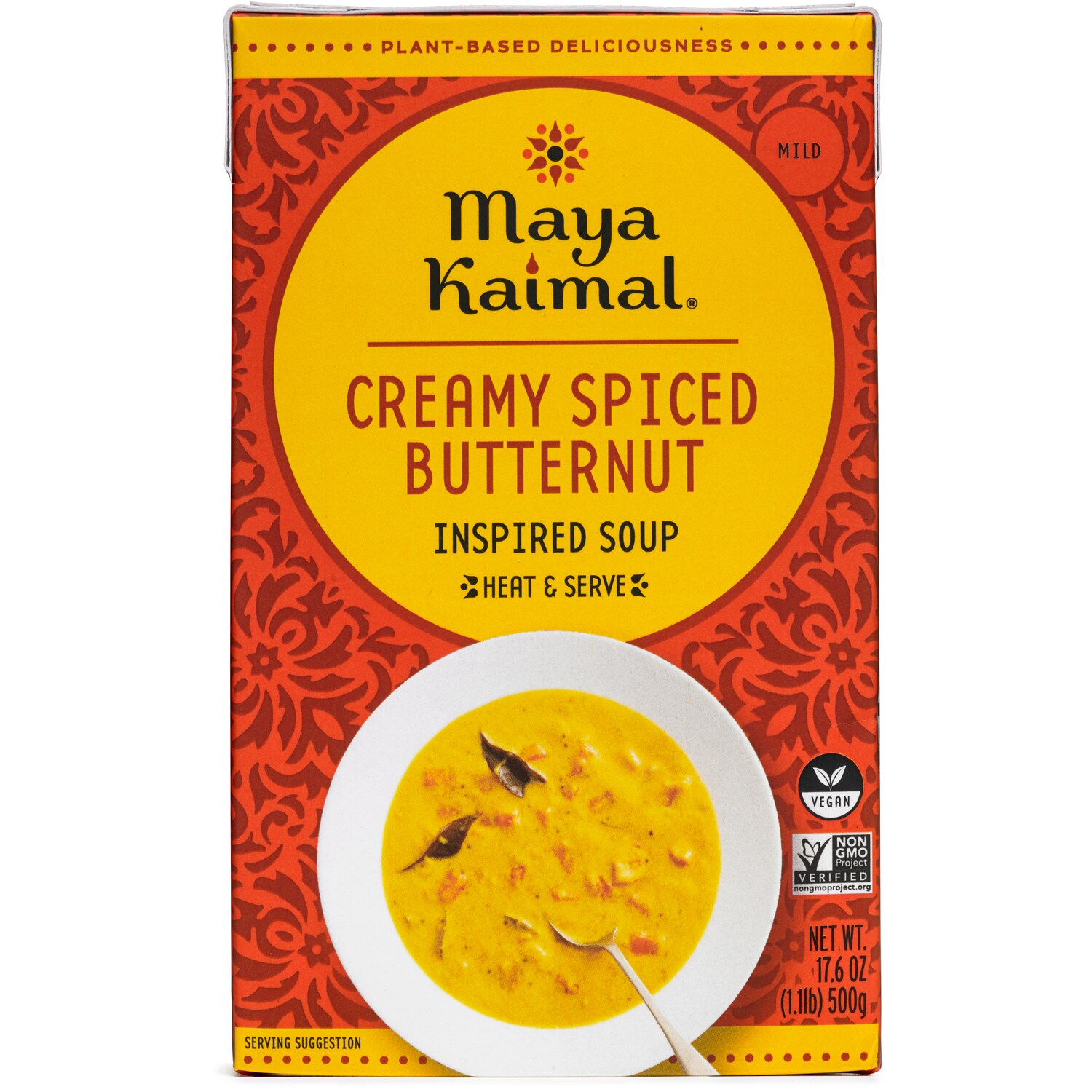 Maya Kaimal Soup, Creamy Spiced Butternut