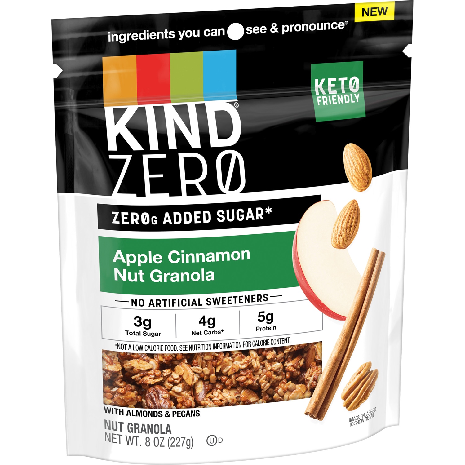 KIND Zero Added Sugar Nut Granola, Apple Cinnamon