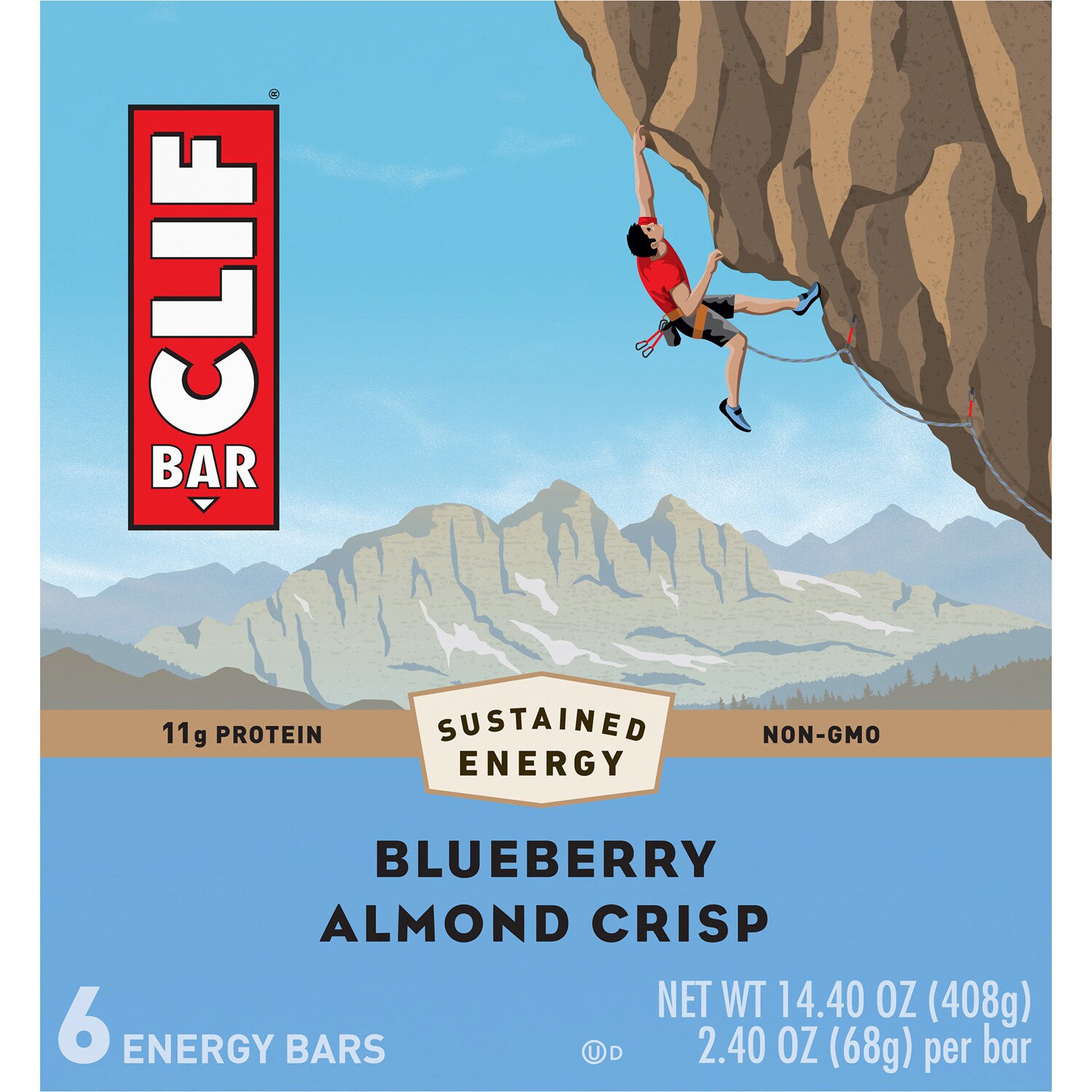 Clif Energy Bars, Blueberry Almond Crisp
