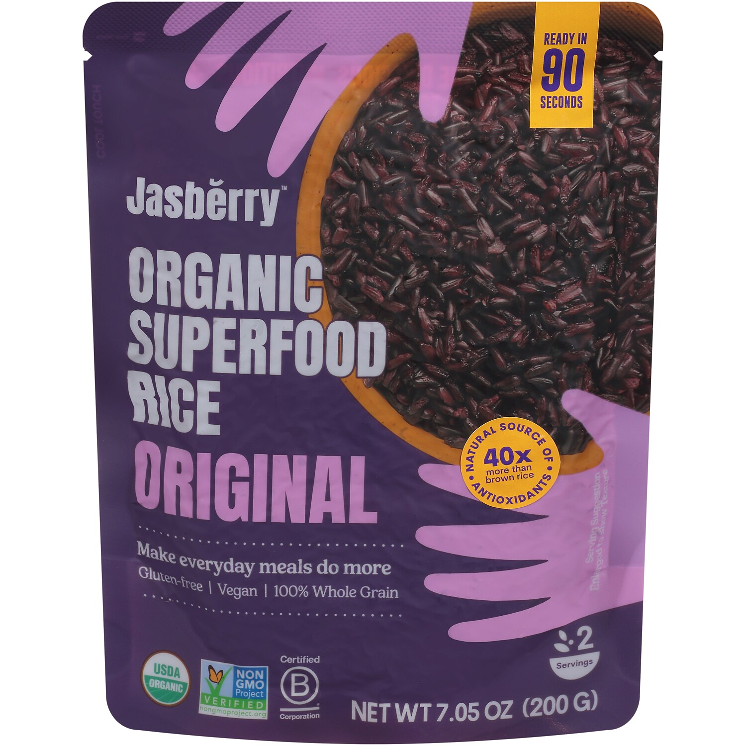 Jasberry Organic Superfood Rice, Original