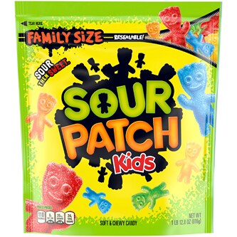 Sour Patch Kids Soft and Chewy Candy, Family Size