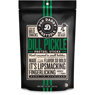 Pop Daddy Pretzel Sticks, Dill Pickle