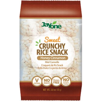 Jayone Sweet Crunchy Rice Snack, Honey Cinnamon