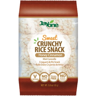 Jayone Sweet Crunchy Rice Snack, Honey Cinnamon