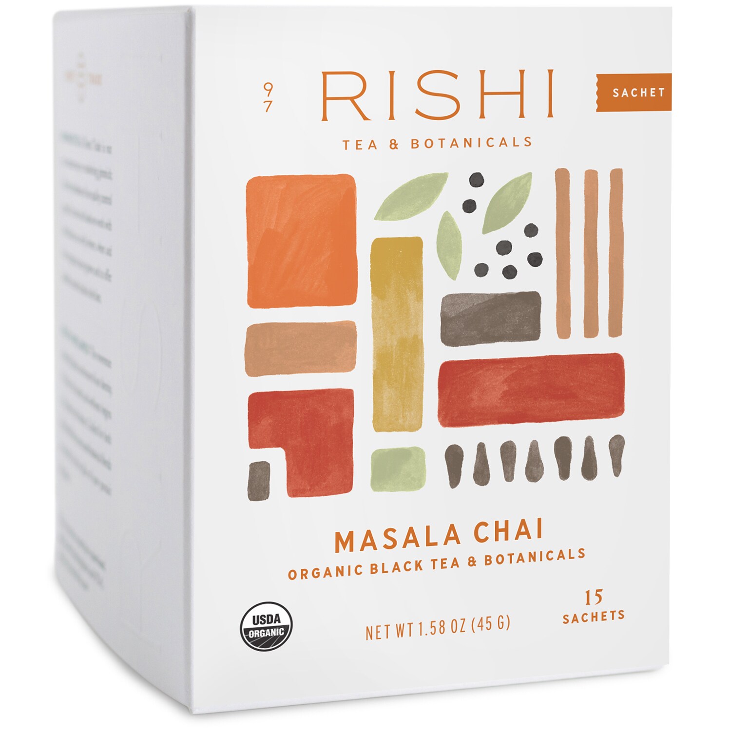Rishi Organic Black Tea & Botanicals, Masala Chai