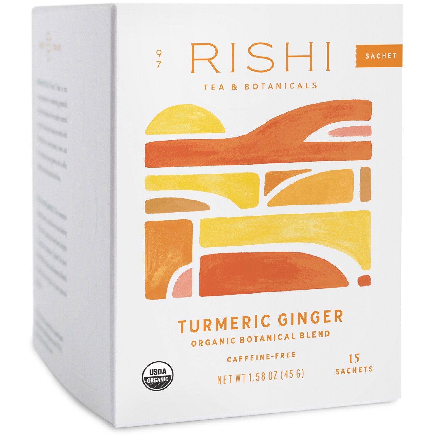 Rishi Organic Caffeine-Free Botanical Blend, Turmeric Ginger