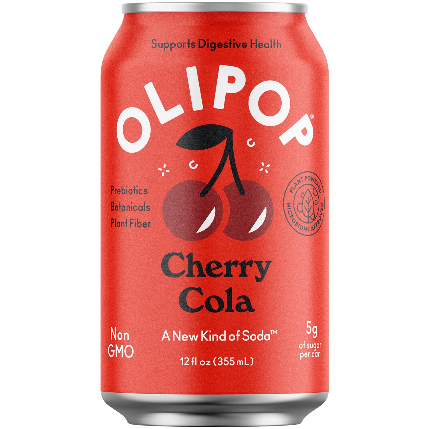 Olipop Sparkling Tonic, Cherry Cola, Can