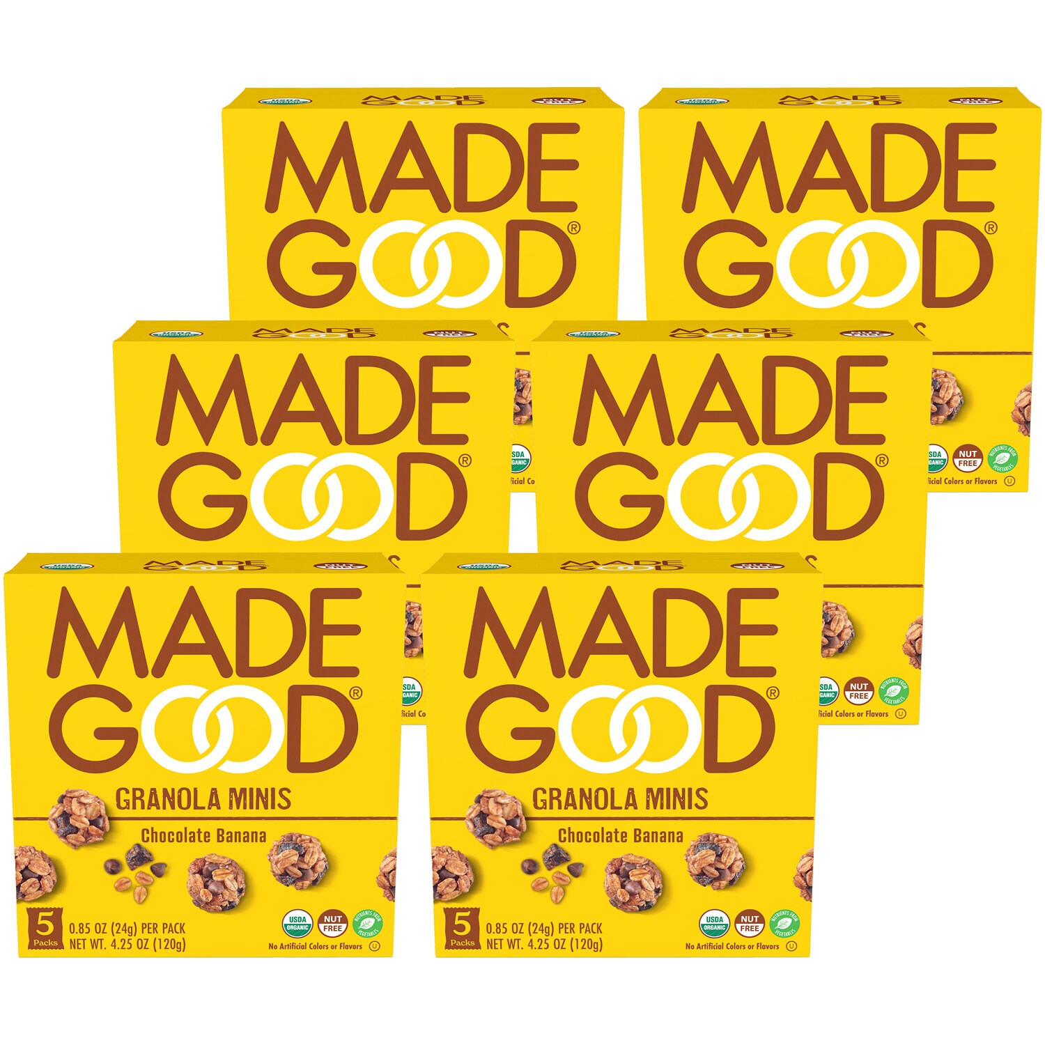 Made Good Granola Minis, Chocolate Banana, Case