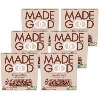 Made Good Granola Bars, Chocolate Chip, Case