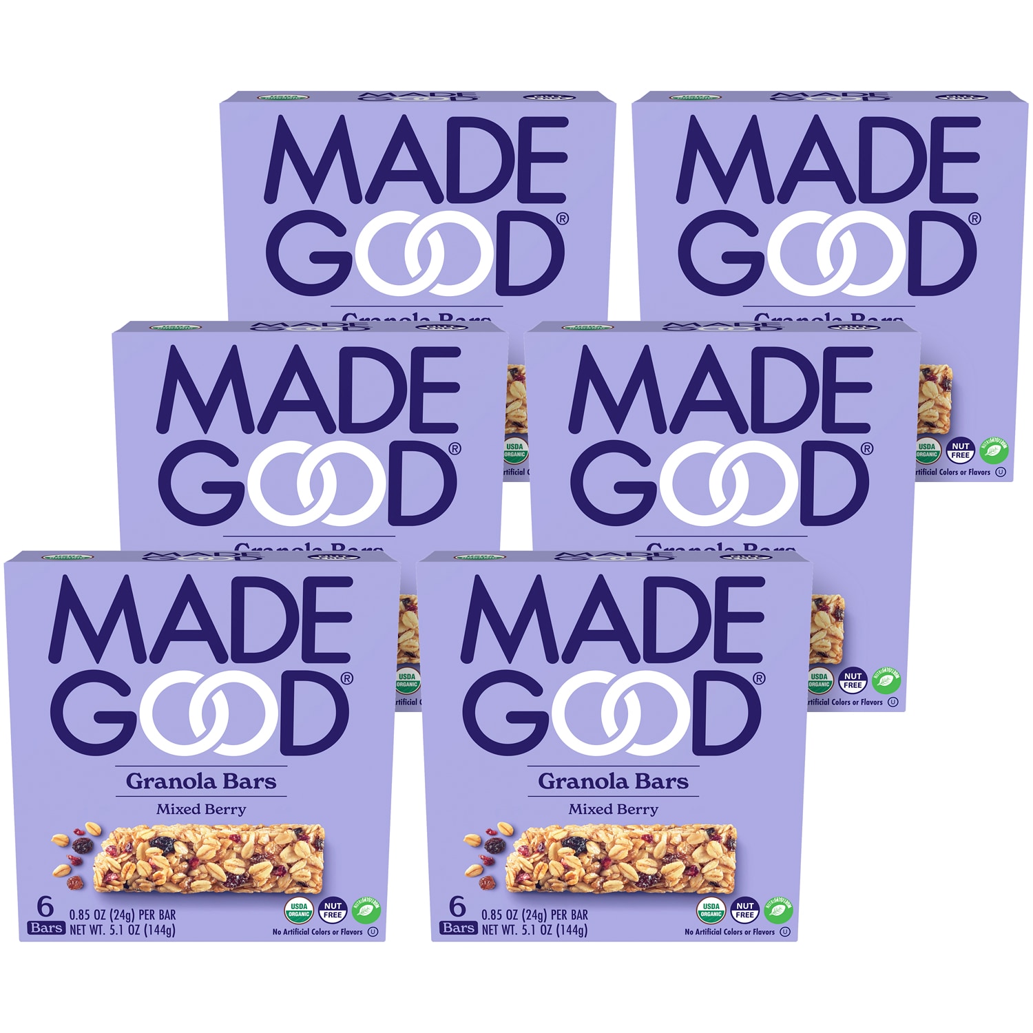 Made Good Granola Bars, Mixed Berry