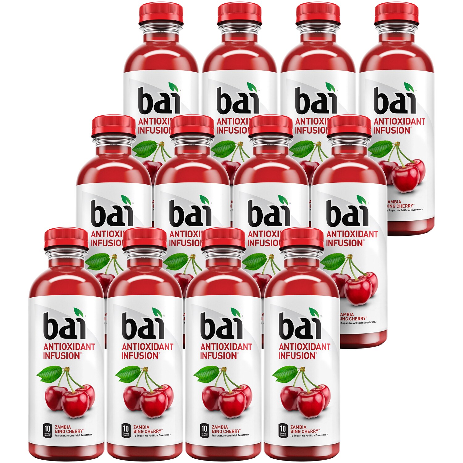 Bai Antioxidant Infusion Drink, Zambia Bing Cherry, Plastic Bottles