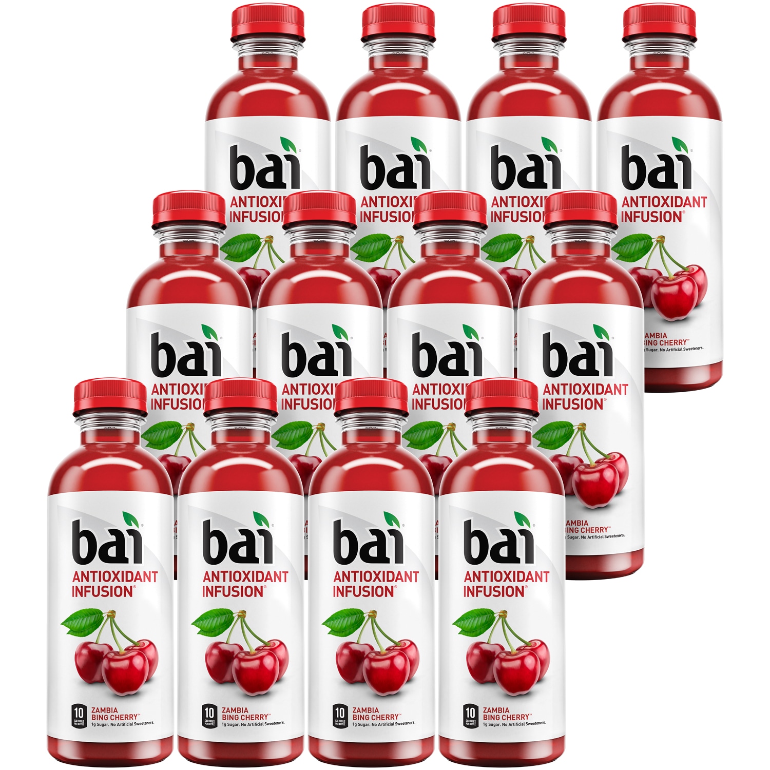 Bai Antioxidant Infusion Drink, Zambia Bing Cherry, Plastic Bottles